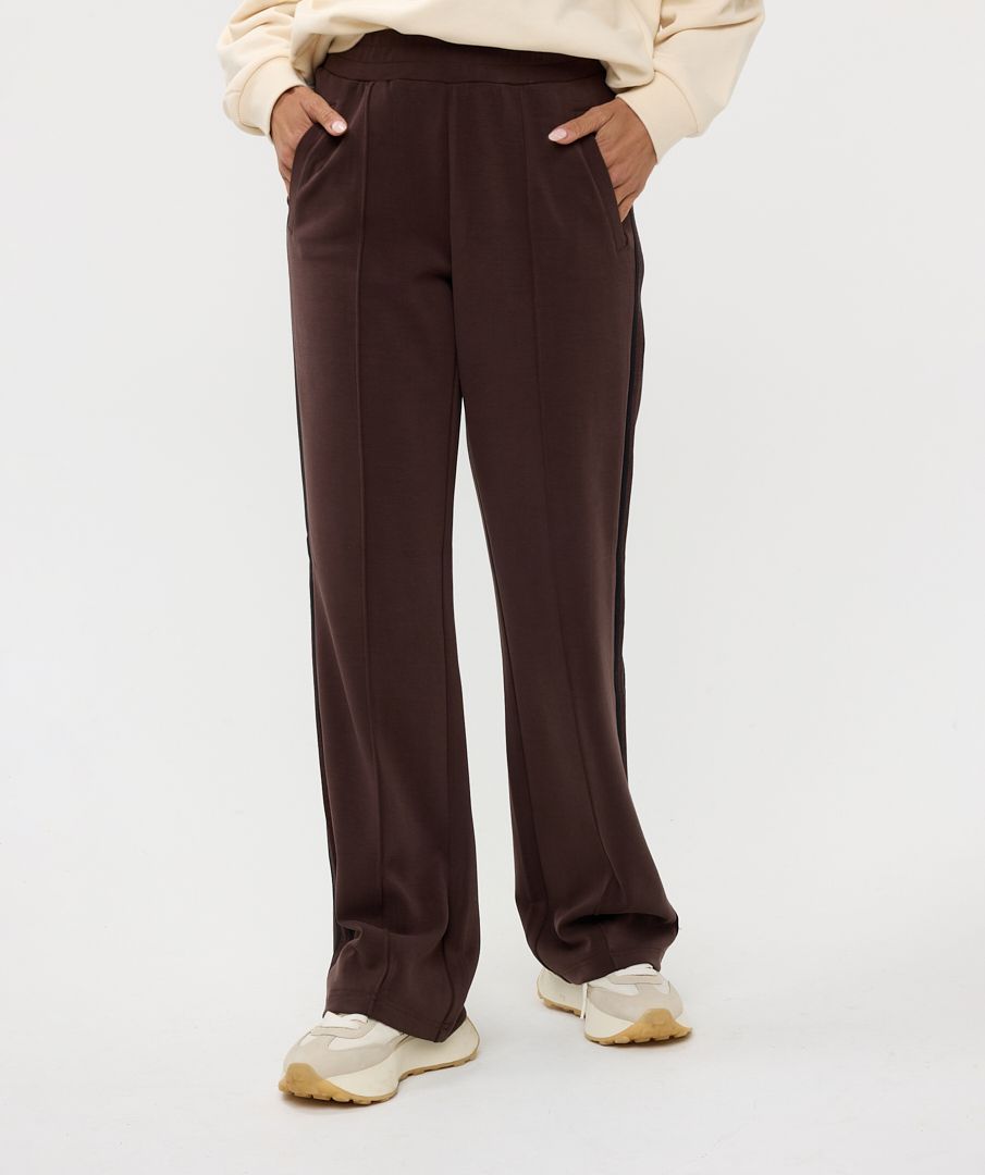 Esqualo Trousers Lurex Tape Modal