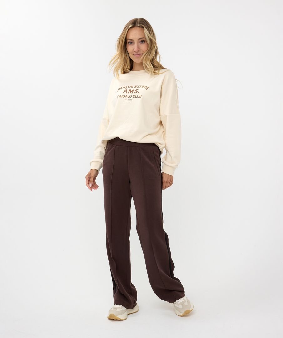 Esqualo Trousers Lurex Tape Modal