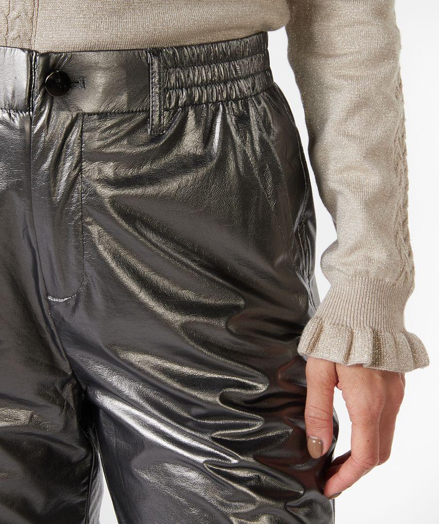 Esqualo Trousers Metallic PU