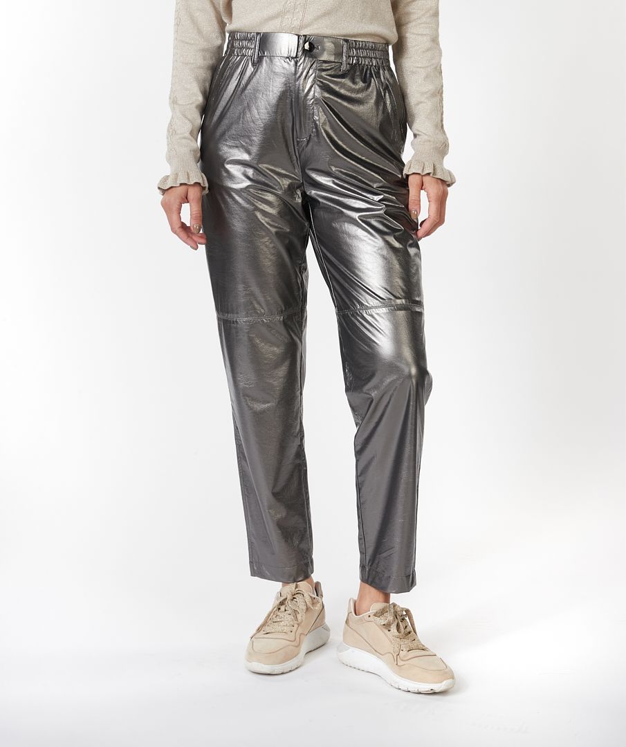 esqualo Trousers metallic PU