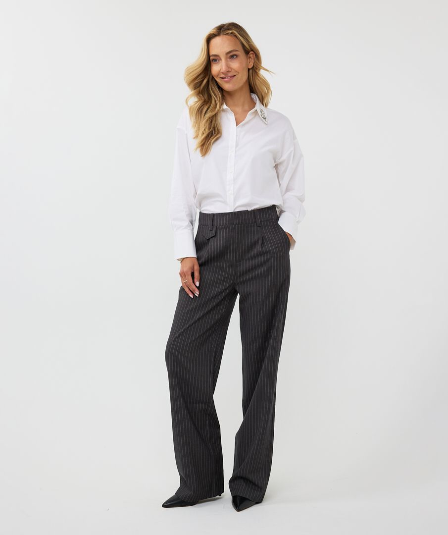 Esqualo Trousers Pinstripe