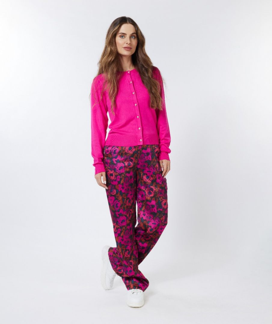 Esqualo Trousers Sateen Floral Wilding