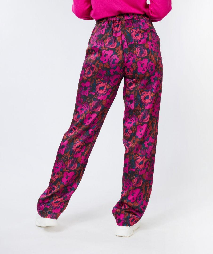 Esqualo Trousers Sateen Floral Wilding