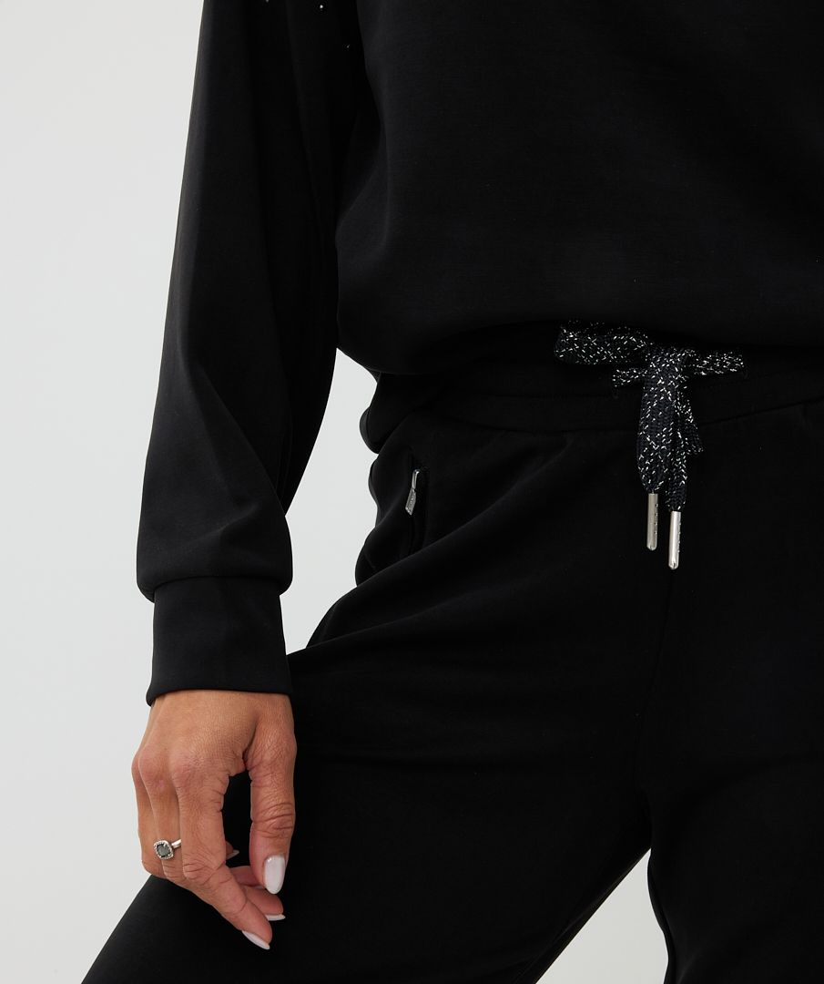 Esqualo Trousers Satin Pocket Modal