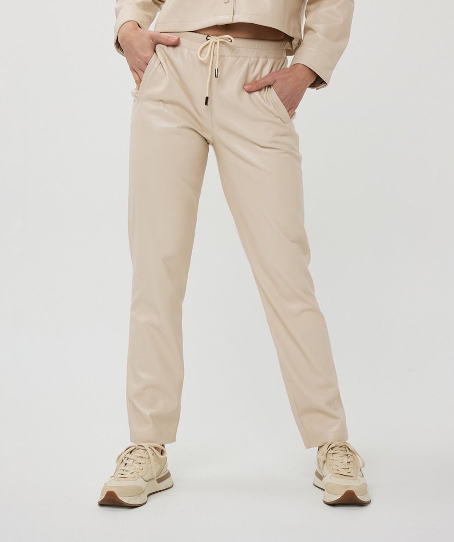 Esqualo Trousers Super Soft Vegan Leather