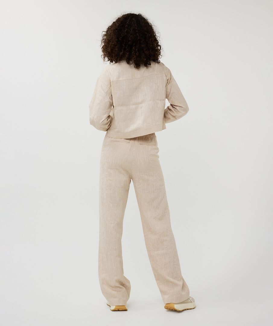 Esqualo Trousers Wide Jacquard