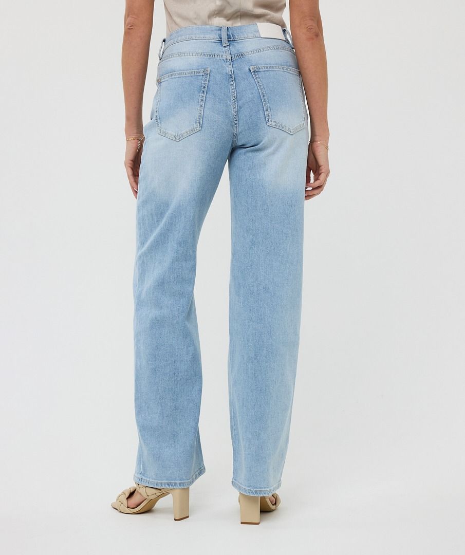Esqualo Trousers Wide Jeans Stretch