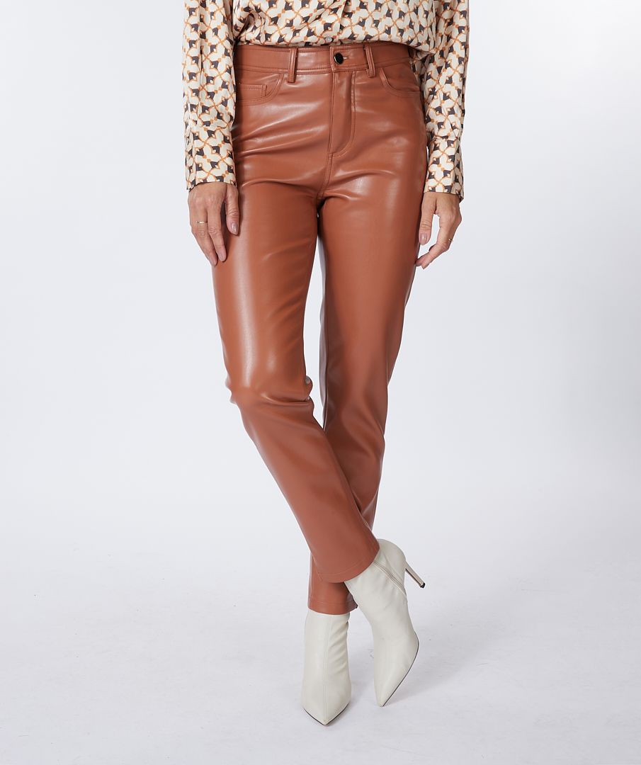 esqualo Trousers zipper PU