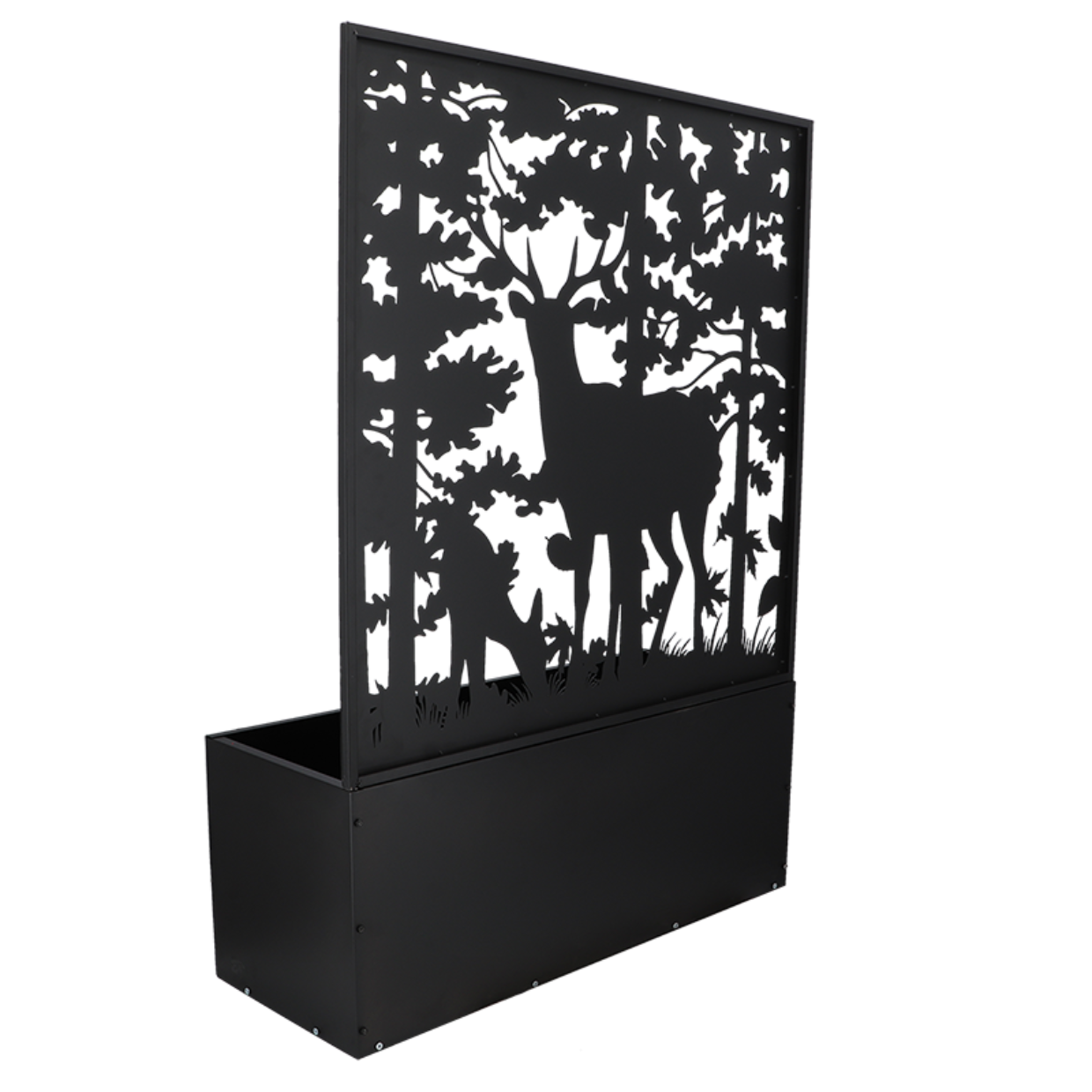 Esschert Design Bloembak Met Trellis Voorzien Van Hertendesign