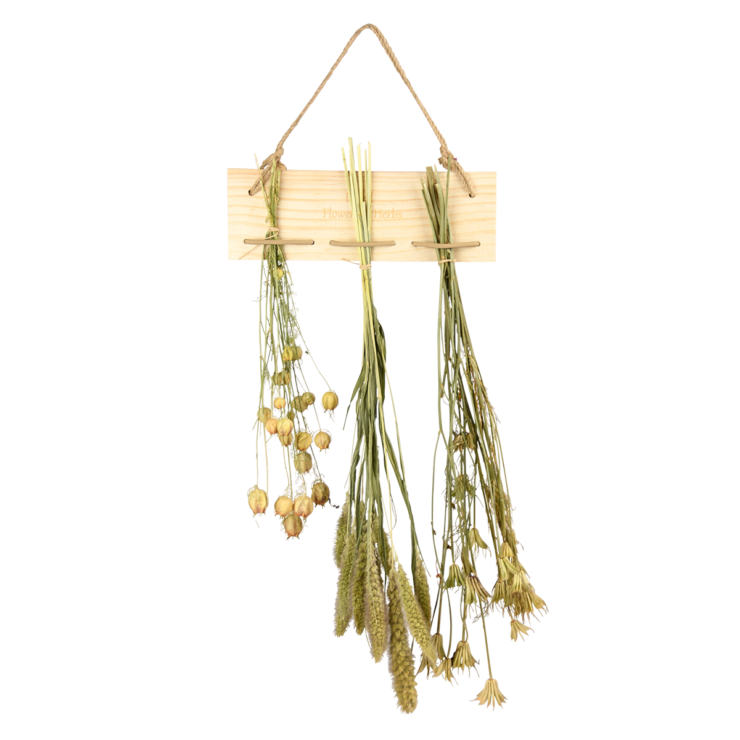 esschert design Bloemen- en kruidendroogrek met elastiek