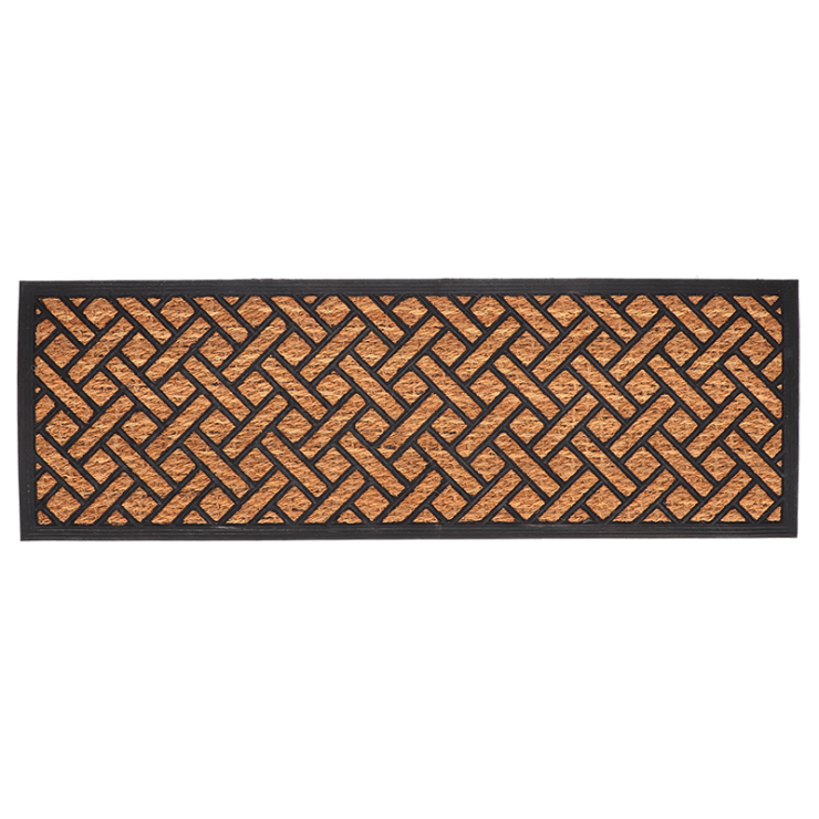 esschert design Deurmat rubber/kokos weefpatroon XL