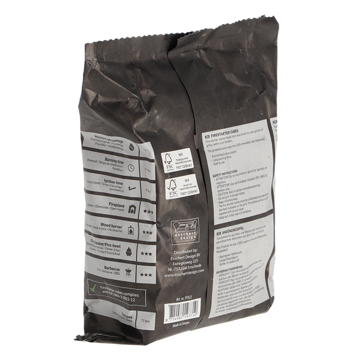 Esschert Design Aanmaakblokjes 72 Stuks