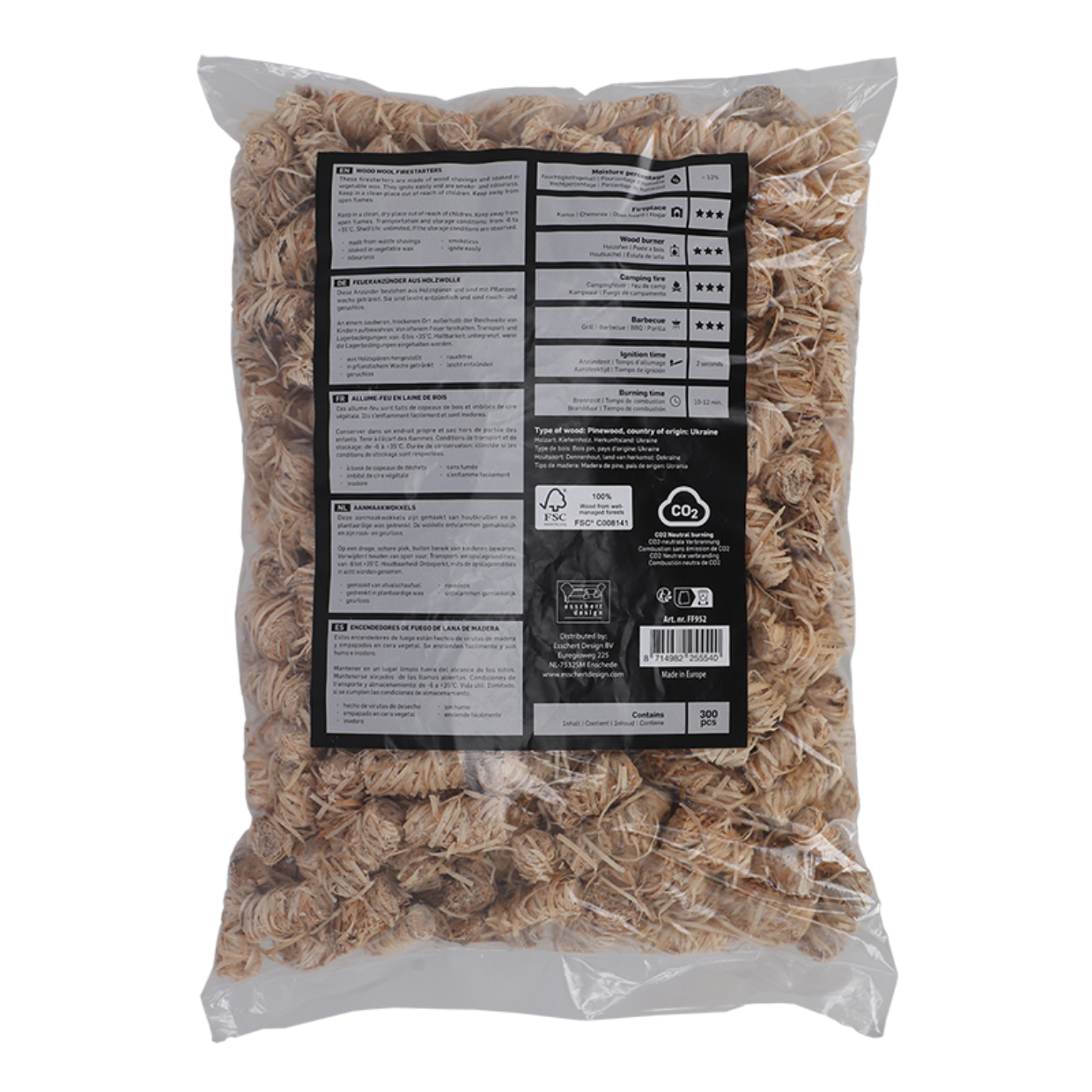 Esschert Design Aanmaakwokkels 300 St