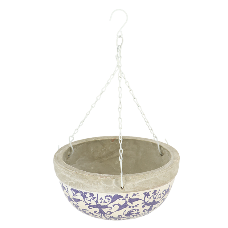 esschert design Aged ceramic hanging basket