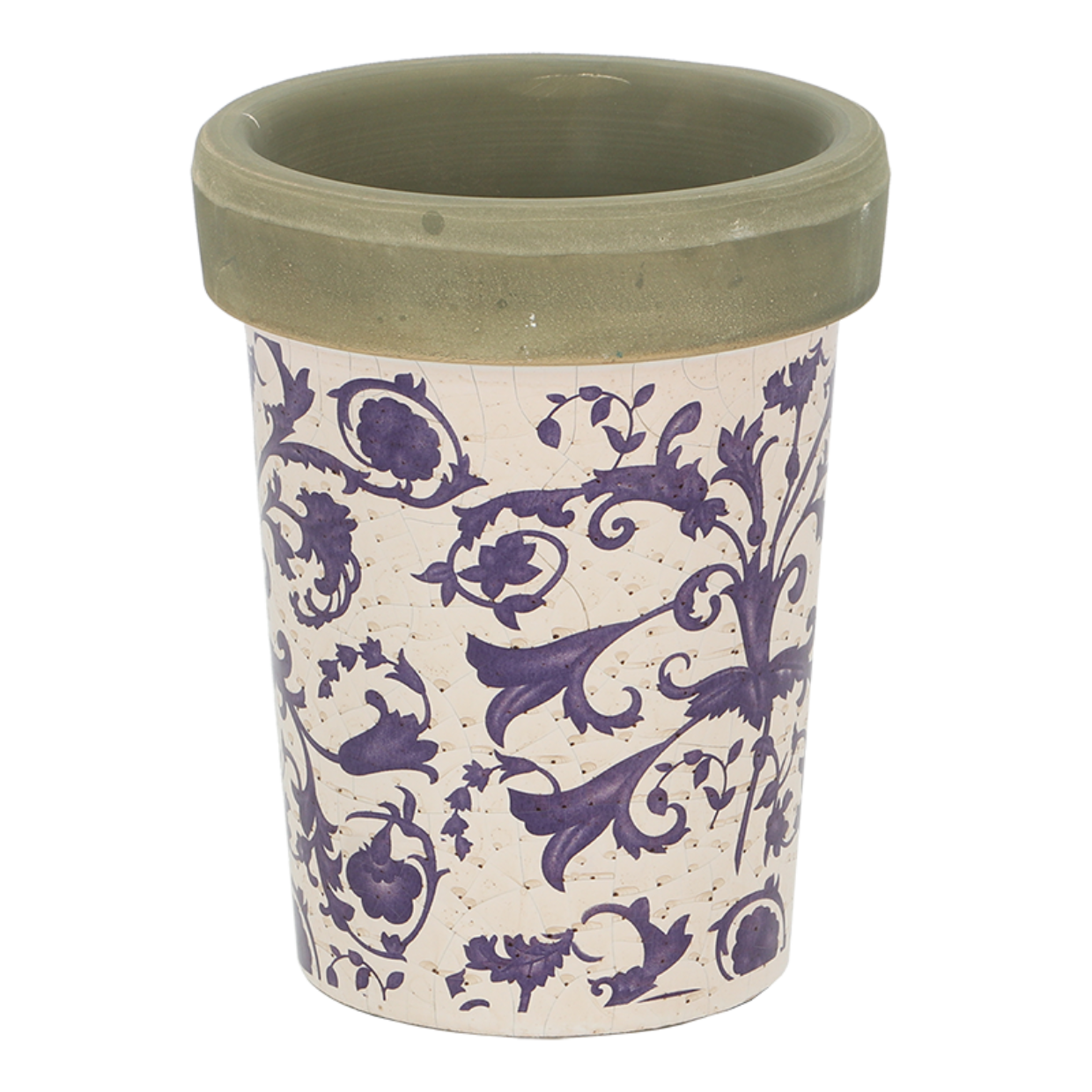 Esschert Design Aged Ceramic Long Tom Bloempot