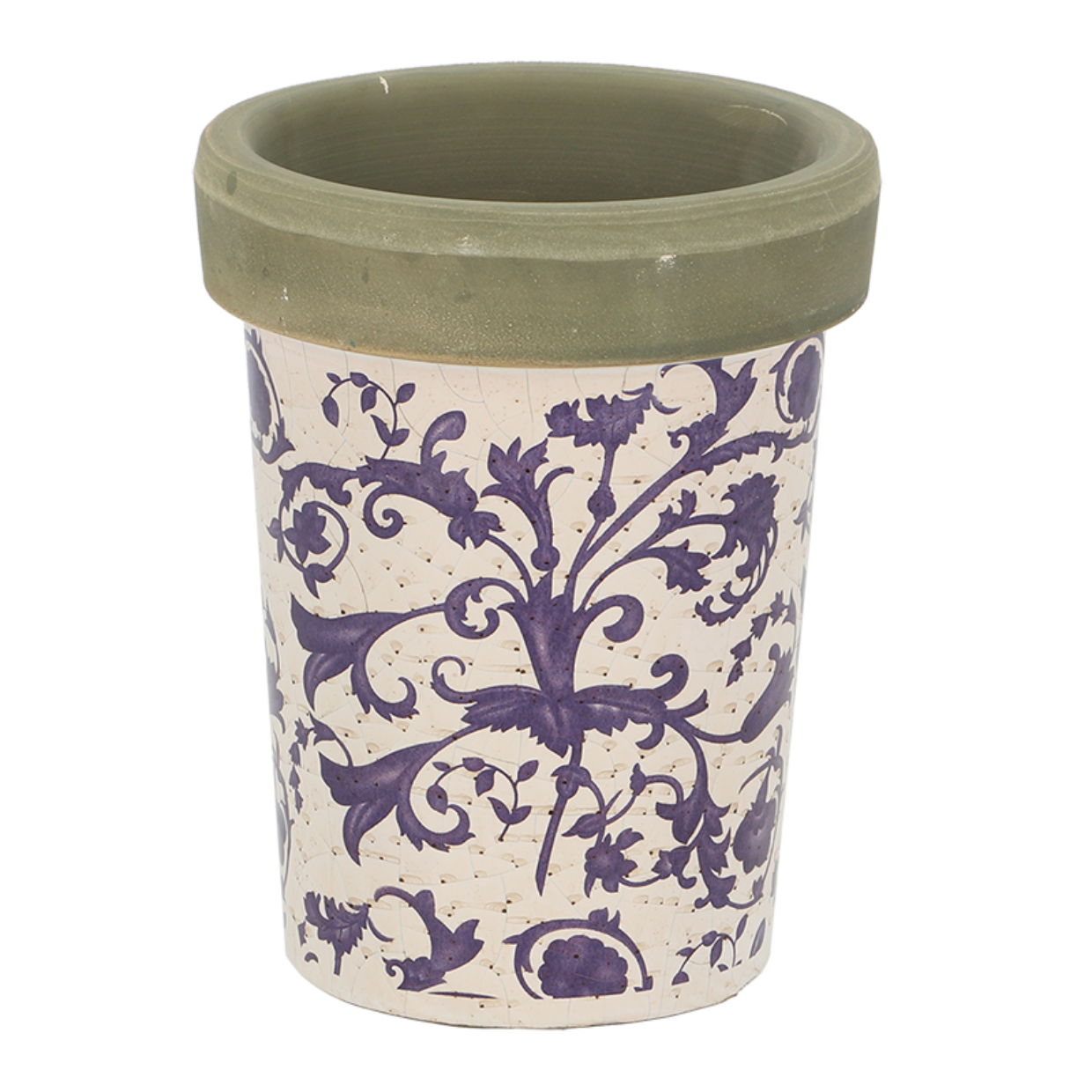 Esschert Design Aged Ceramic Long Tom Bloempot