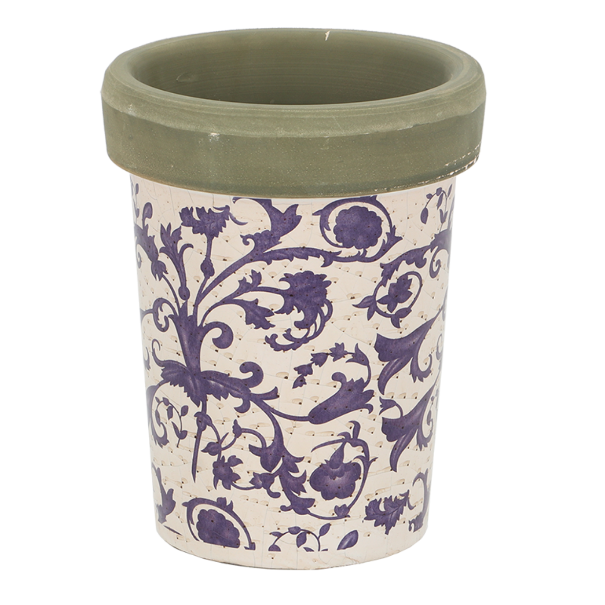 Esschert Design Aged Ceramic Long Tom Bloempot