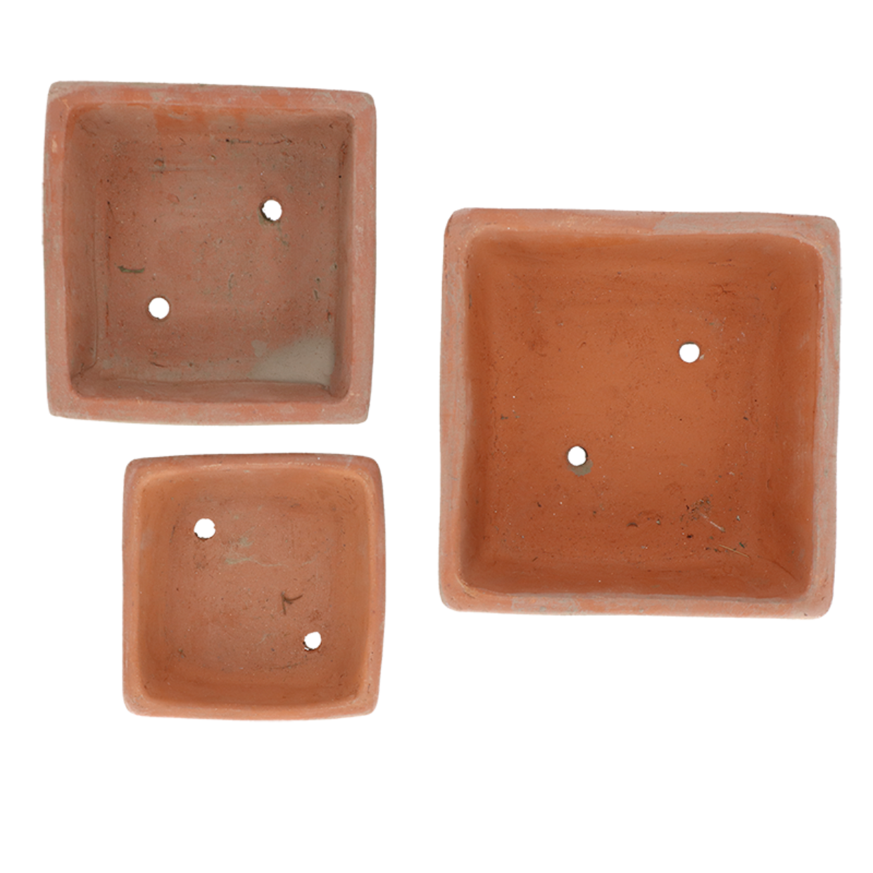 Esschert Design AT Potten Vierkant Set Van 3