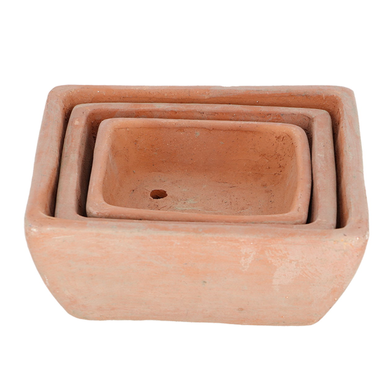 Esschert Design AT Potten Vierkant Set Van 3