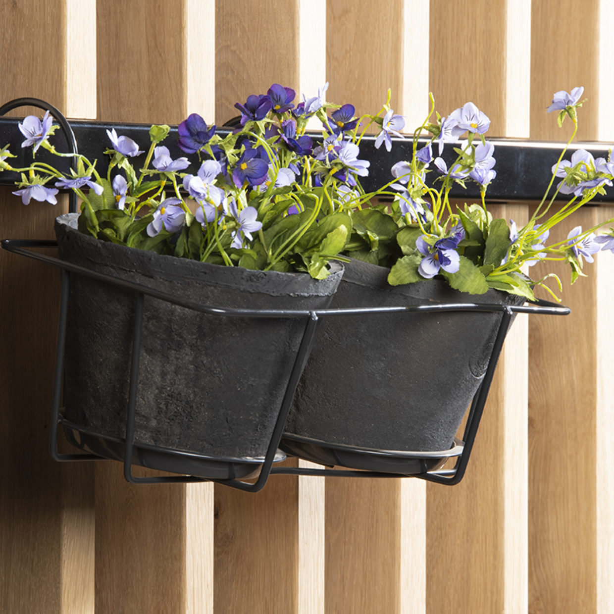 Esschert Design Balkonpothanger Voor Twee Potten