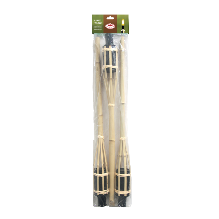 Esschert Design Bamboe Fakkel Set Van Drie