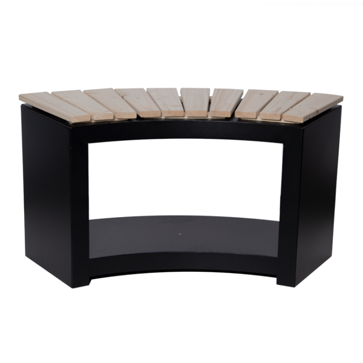 esschert design Bank met houtopslag