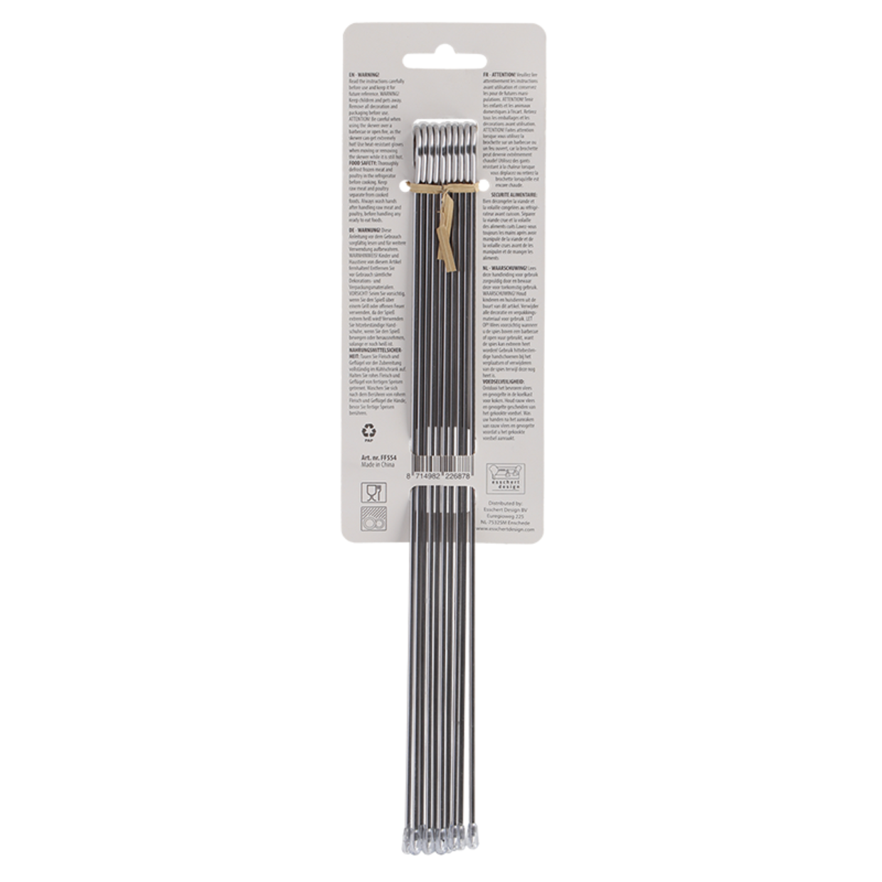 Esschert Design Barbecuespiezen Set Metaal