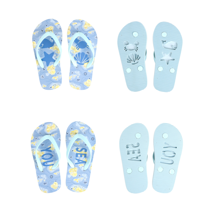 esschert design Beach stempel slippers kids 25/26