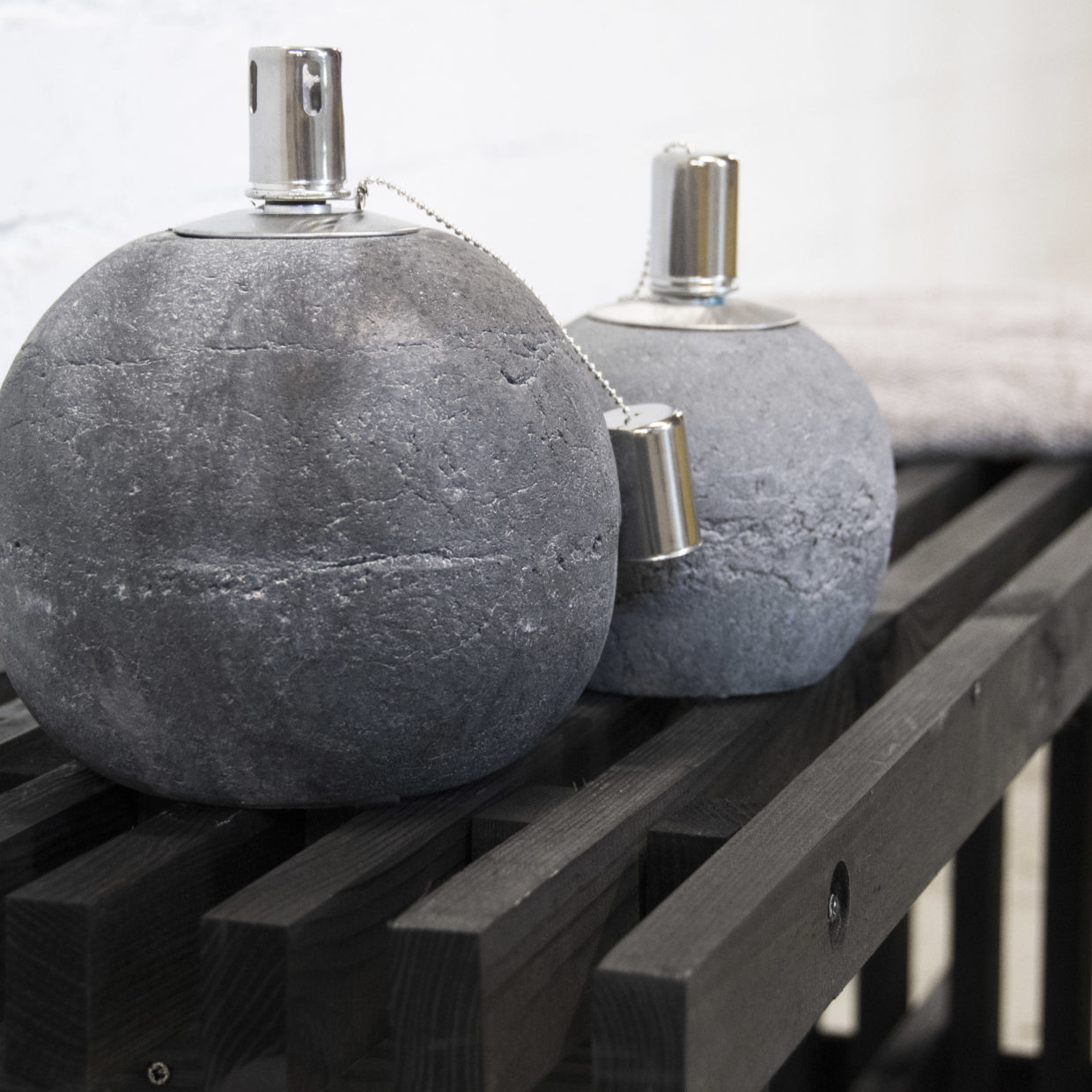 Esschert Design Betonnen Olielamp L