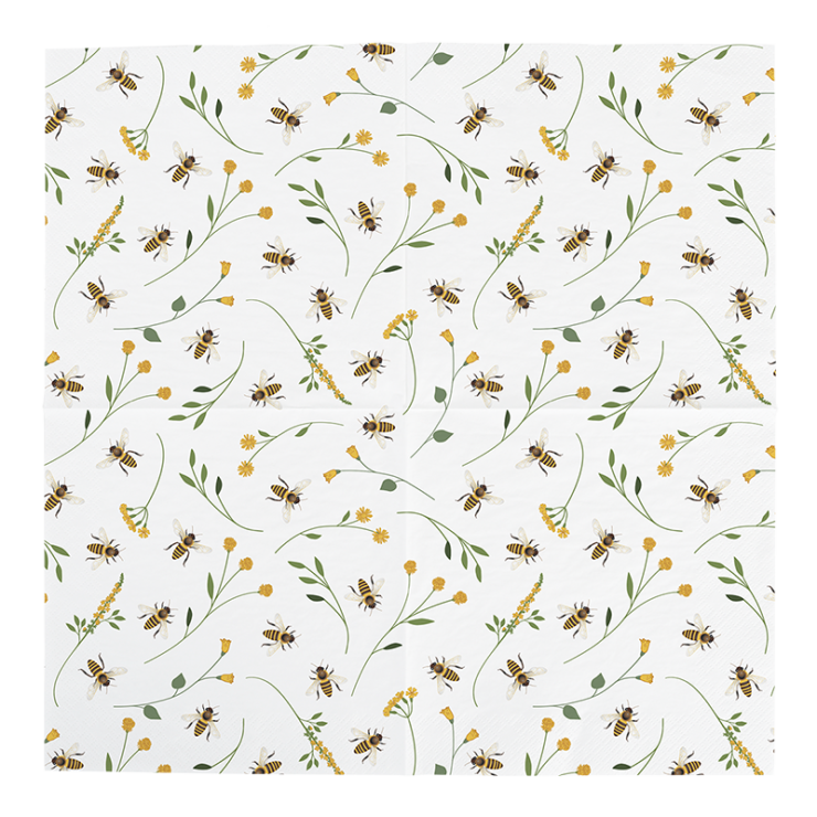 esschert design Bijenservetten