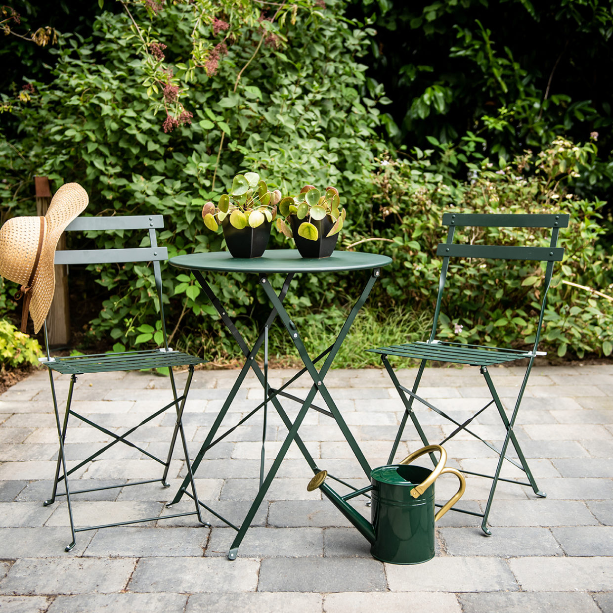 Esschert Design Bistrotafel Metaal Groen