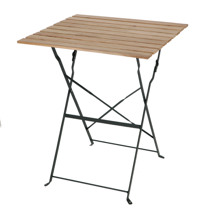 esschert design Bistrotafel metaal hout groen