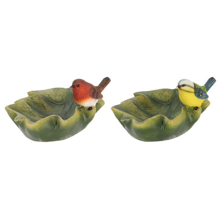 esschert design Bladvormig vogelbad