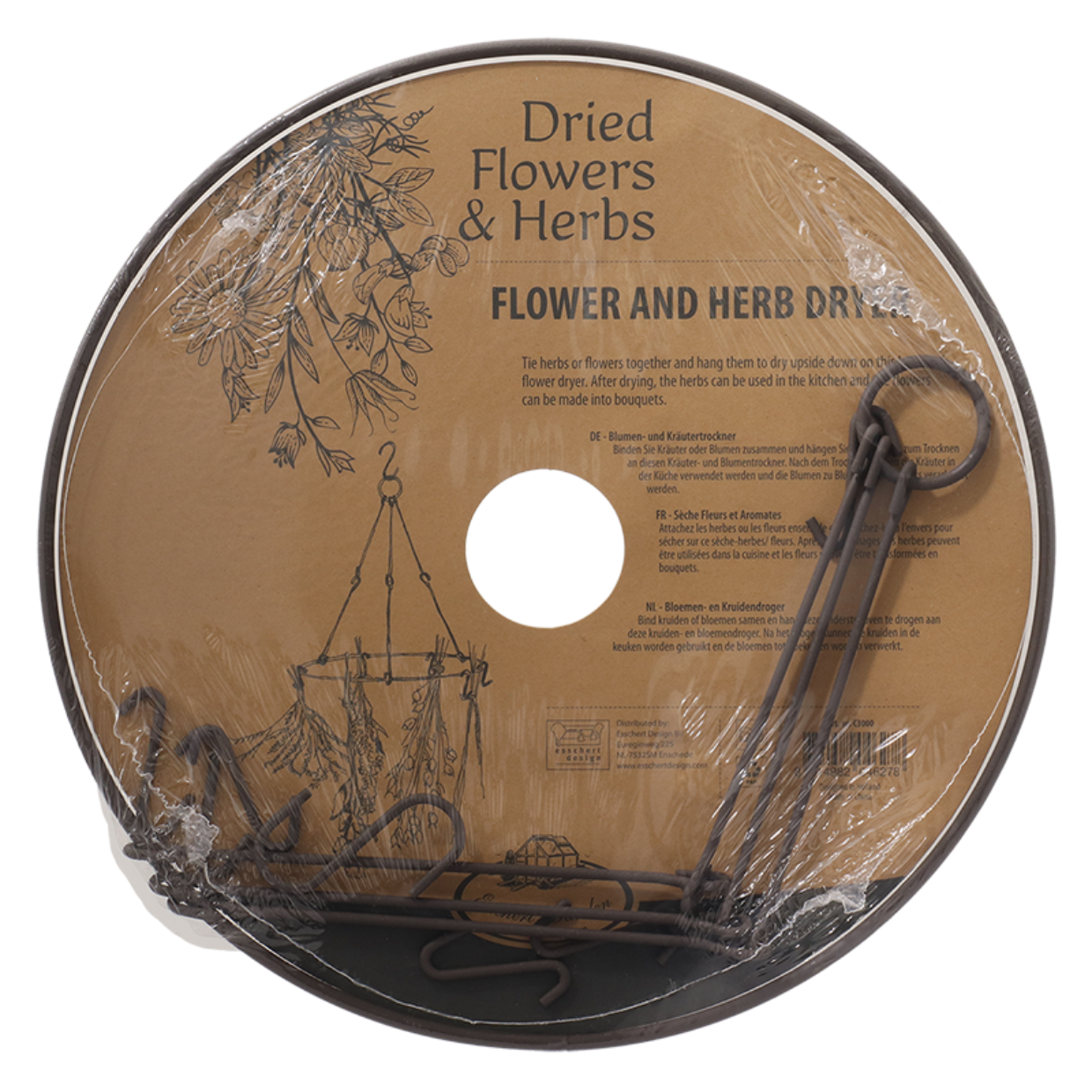 Esschert Design Bloemen En Kruiden Droger Metaal