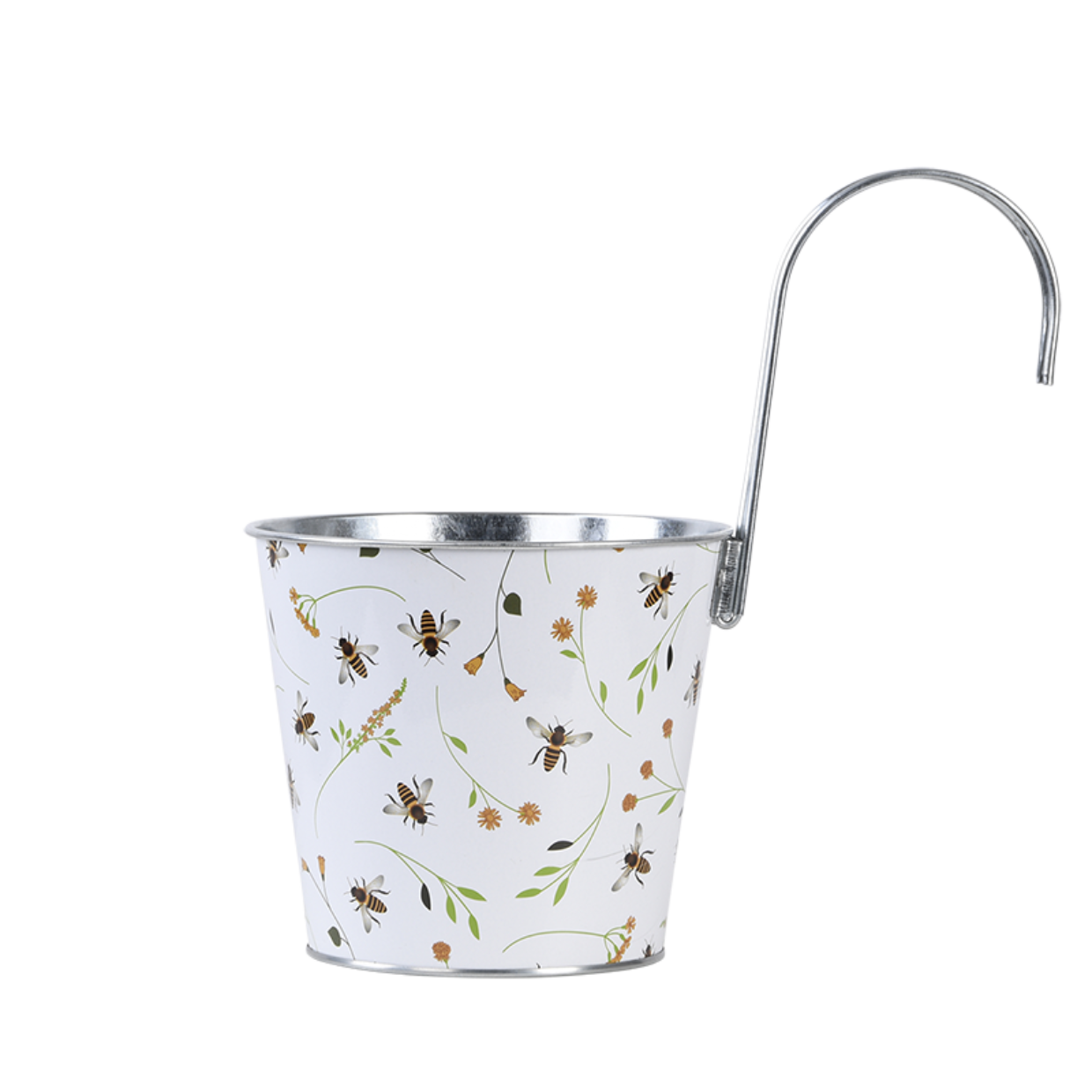 Esschert Design Bloempot Met Bijenprint En Haak