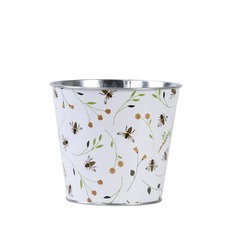 esschert design Bloempot met bijenprint