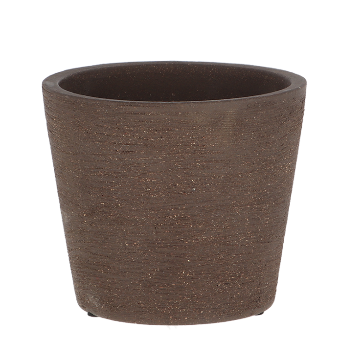 esschert design Bloempot ongeglazuurd bruin 15cm