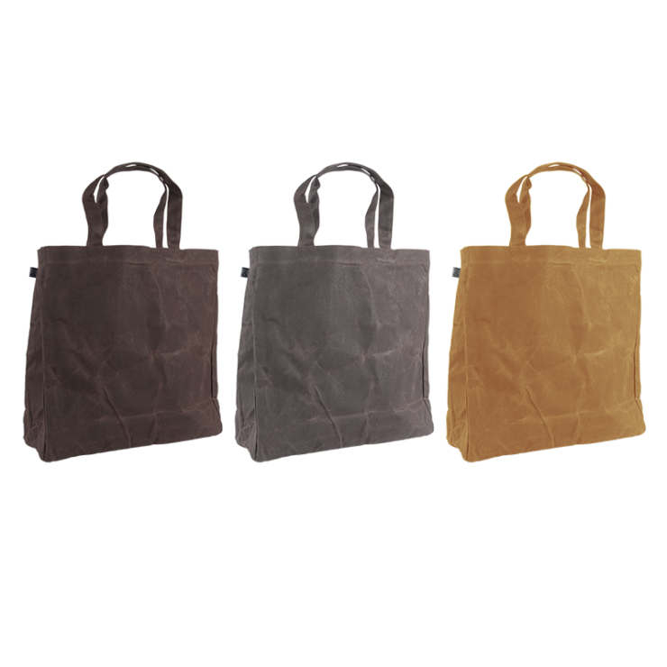 esschert design Boodschappentas gewaxte canvas M
