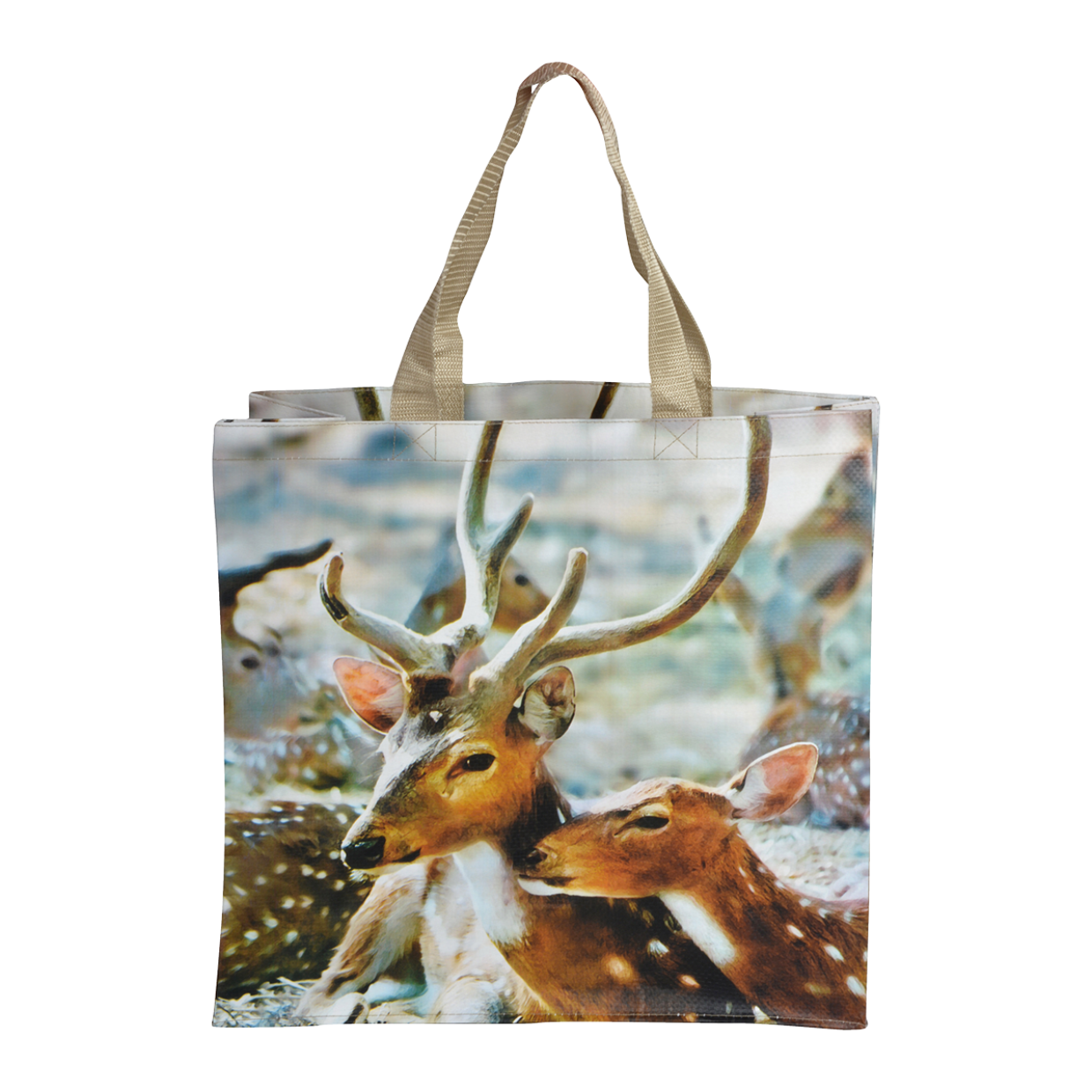 Esschert Design Boodschappentas Natuur Print