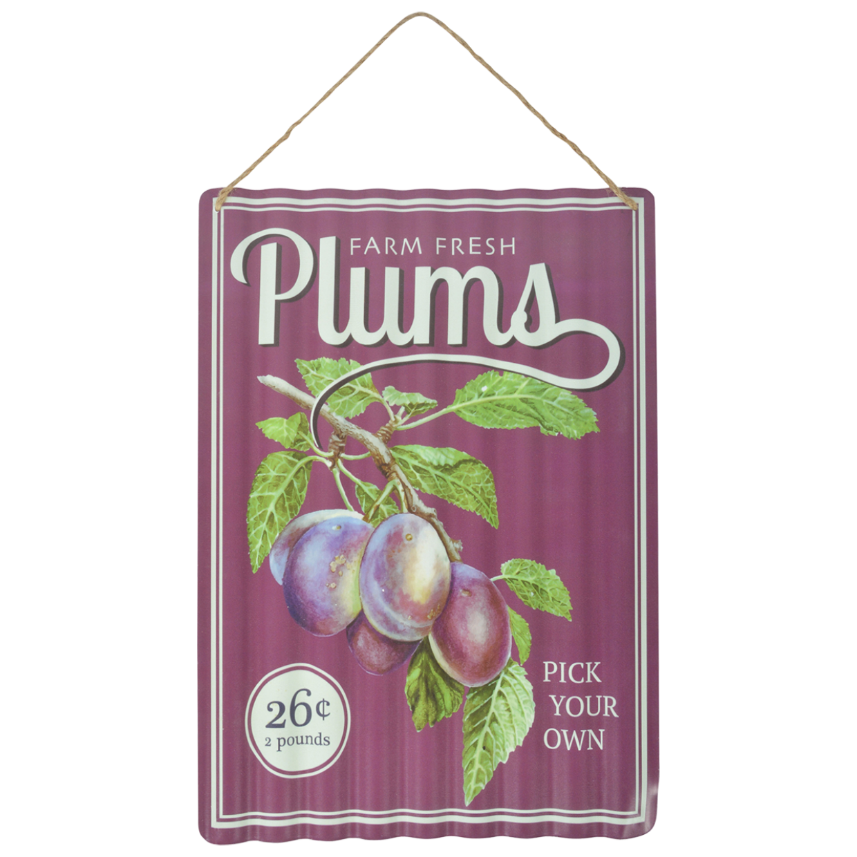 Esschert Design Bord Golfplaat Fruit Ass