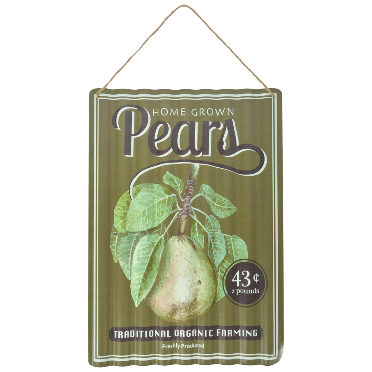 Esschert Design Bord Golfplaat Fruit Ass