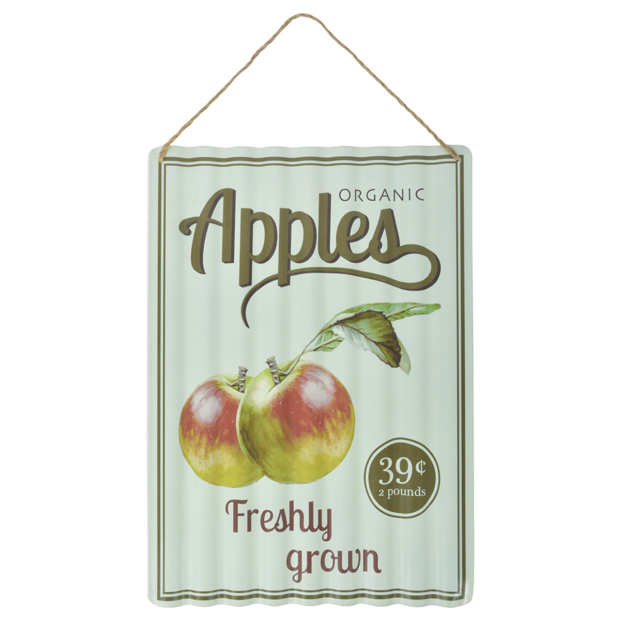 Esschert Design Bord Golfplaat Fruit Ass