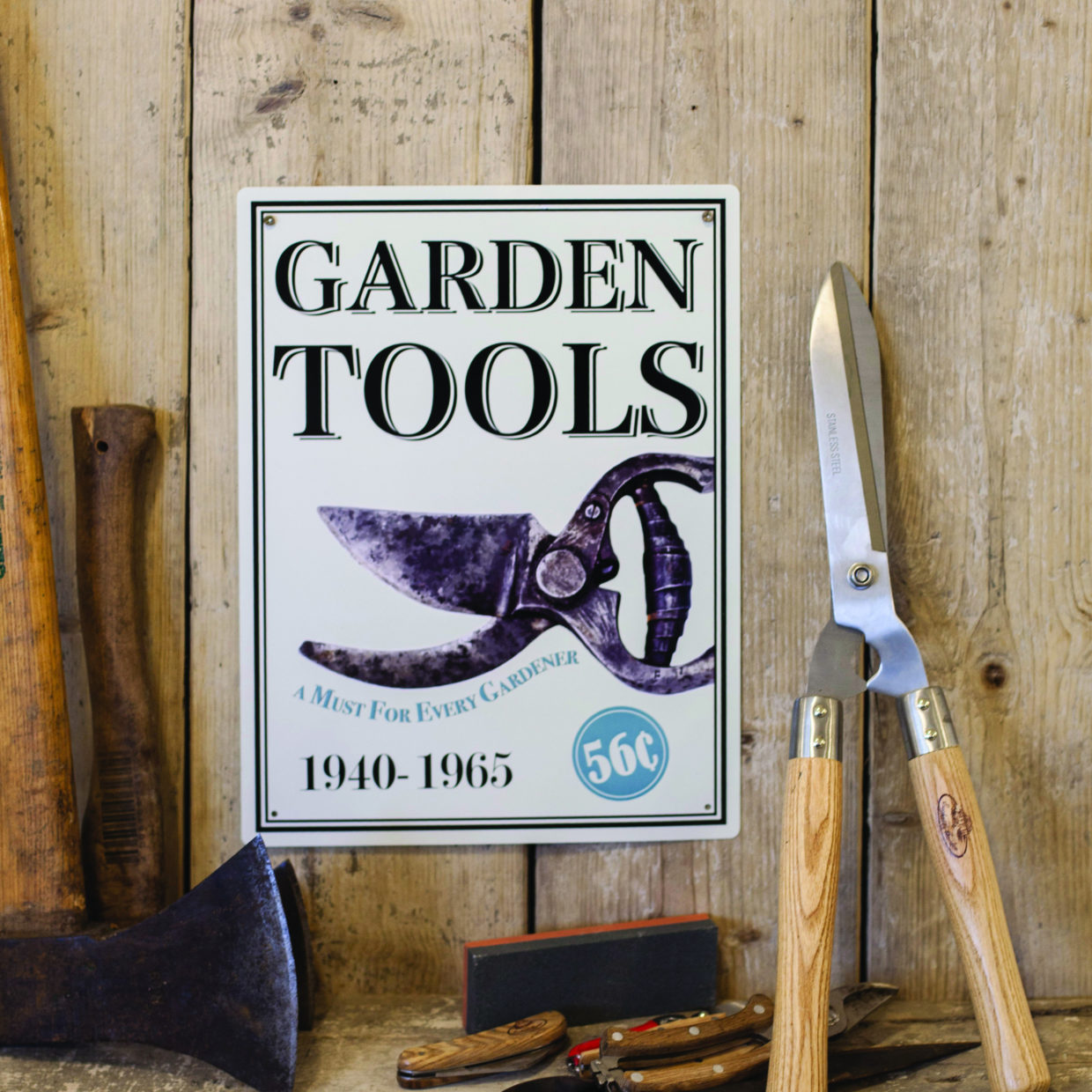 Esschert Design Bord Tuingereedschap