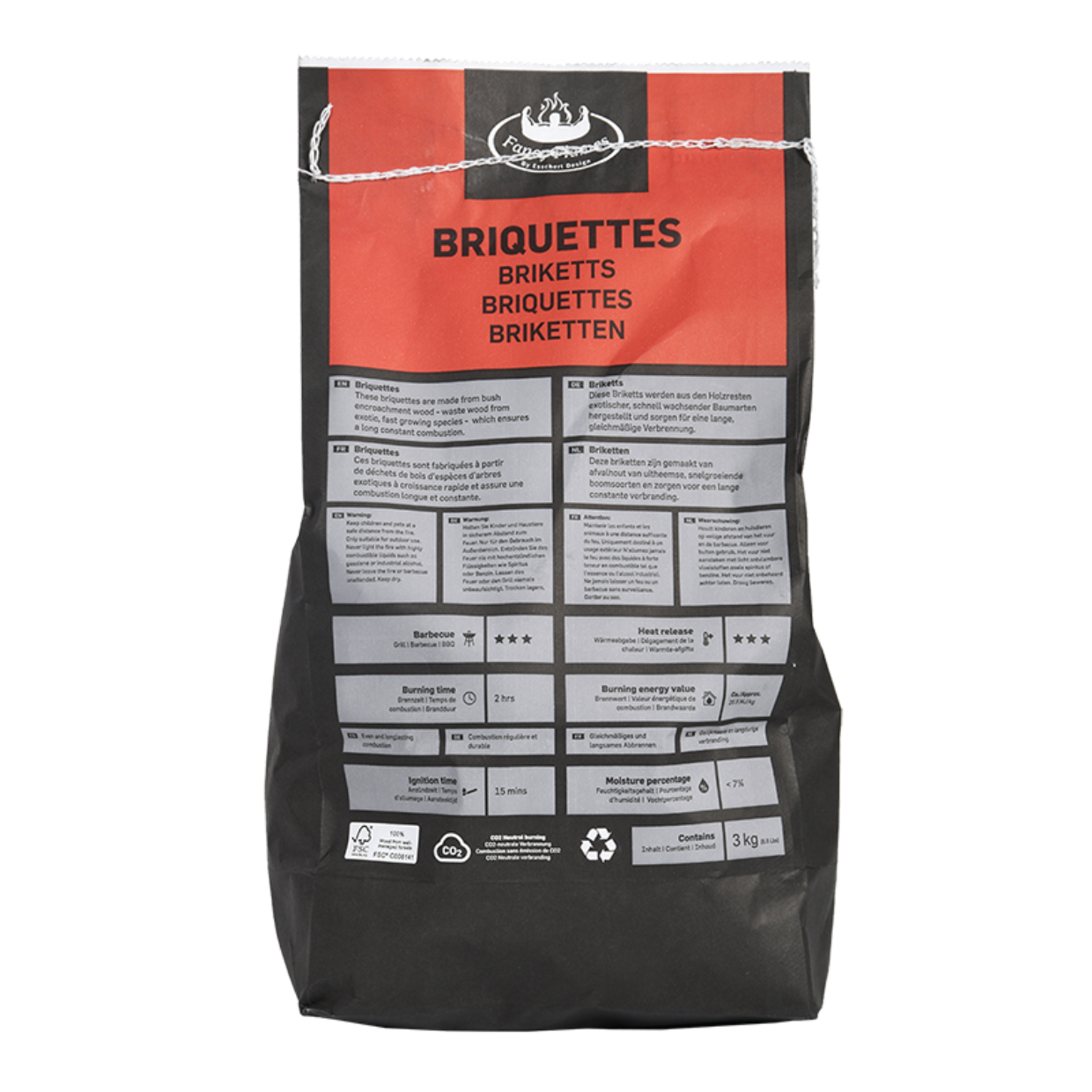 Esschert Design Briketten 3 Kg