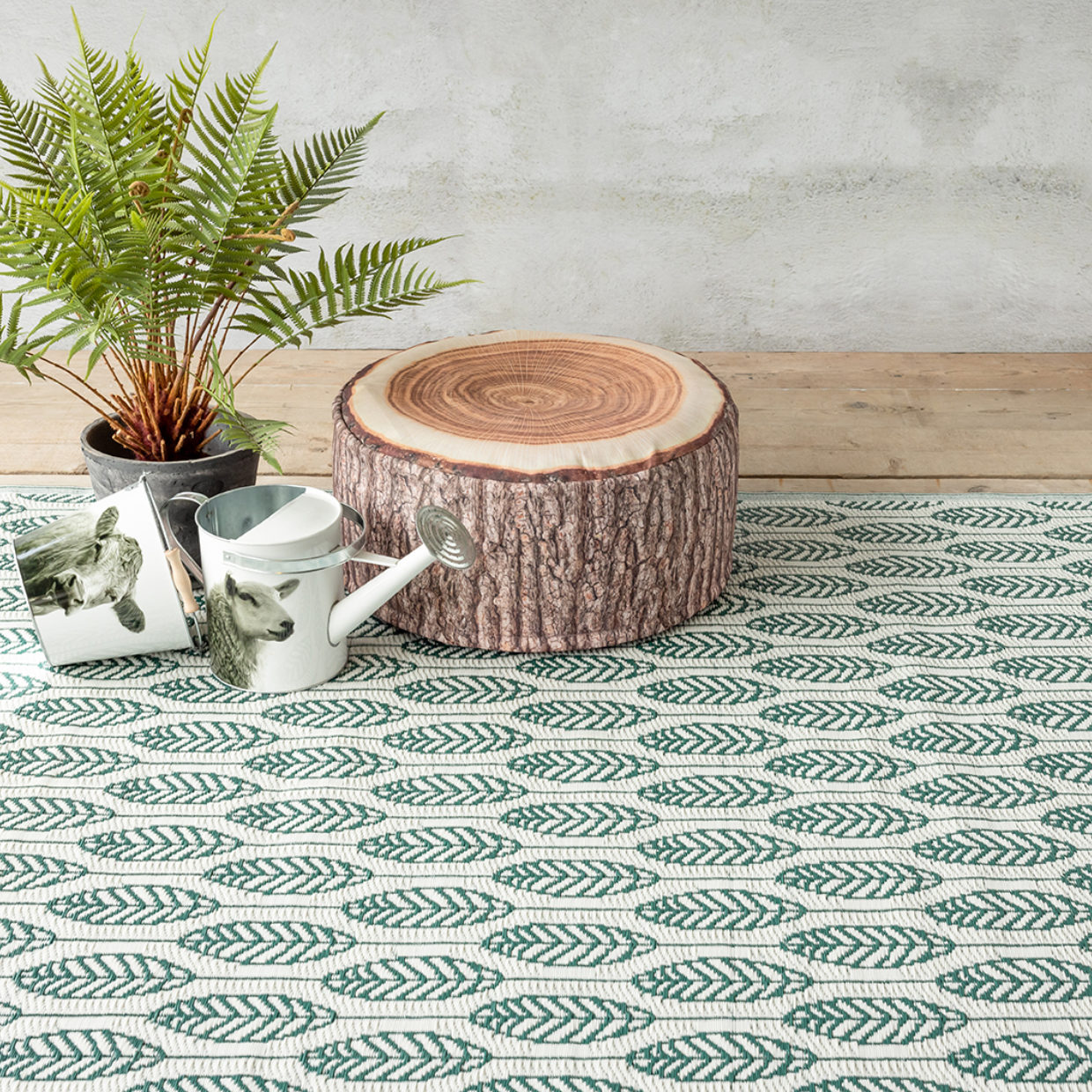 Esschert Design Buitenkleed Bladeren