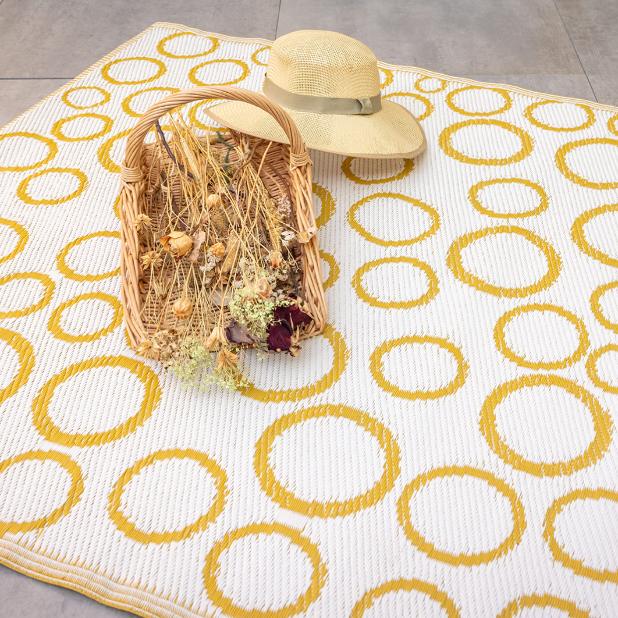 Esschert Design Buitenkleed Cirkels