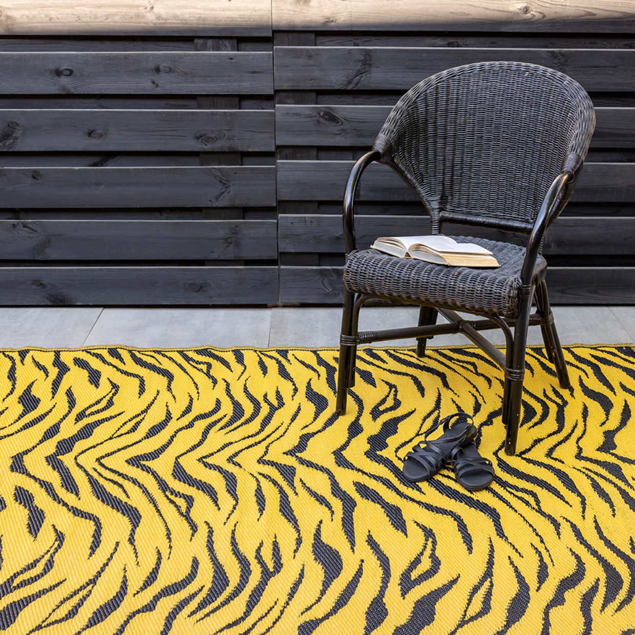 Esschert Design Buitenkleed Tijger