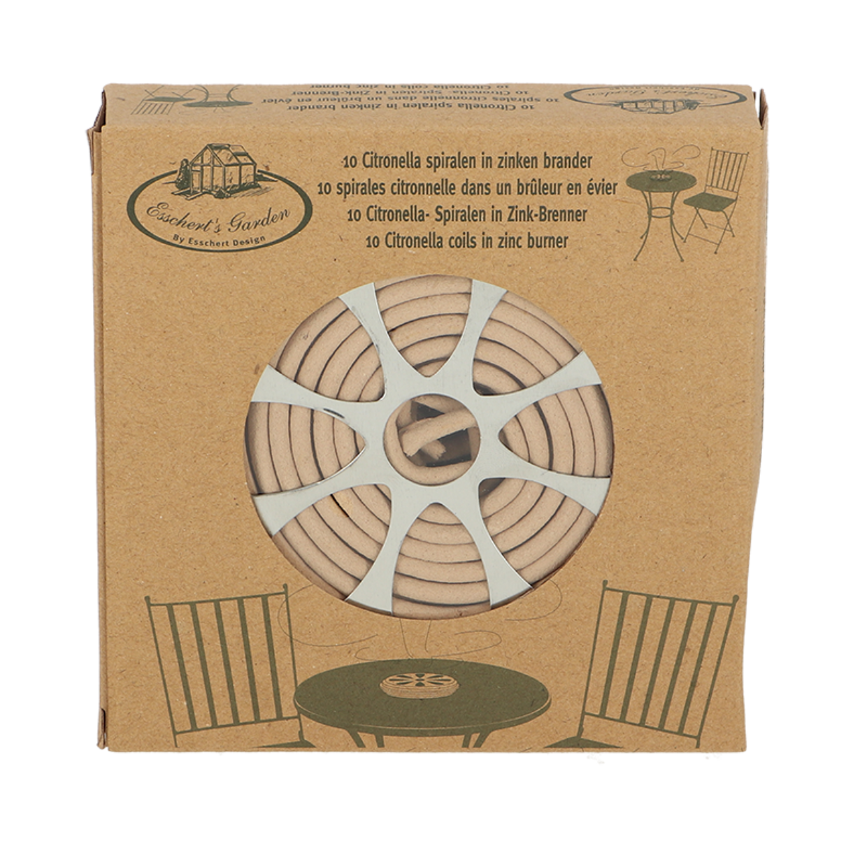 Esschert Design Citronella Spiralen In Zink