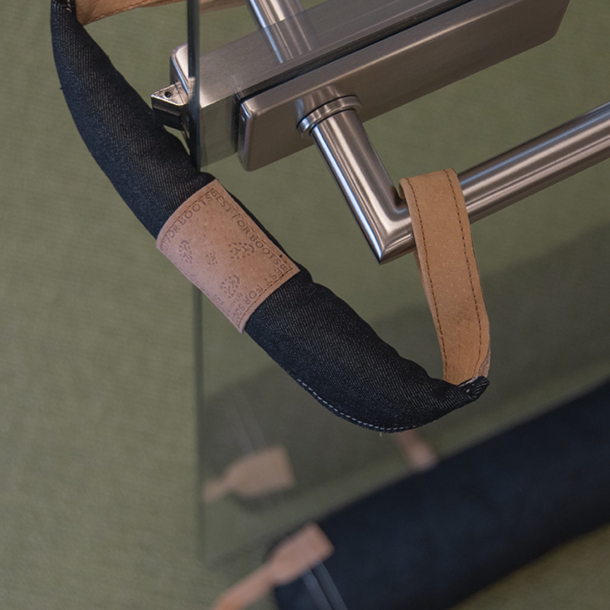 Esschert Design Denim Deurstootkussen