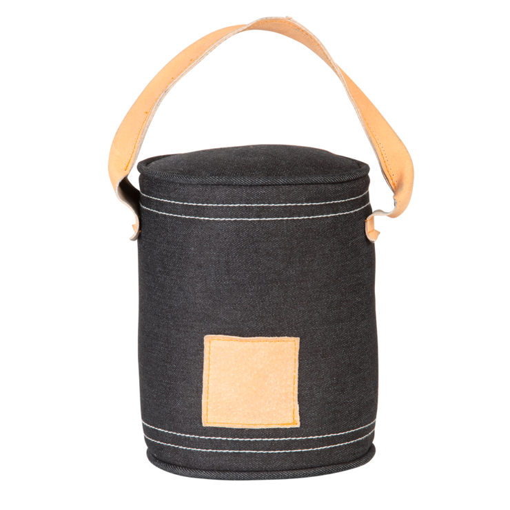 esschert design Denim deurstopper met handvat